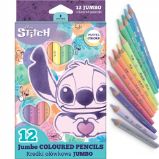 Colorino pastelky trojhranné JUMBO Stitch Pastel Colorino pastelky trojhranné JUMBO Stitch Pastel