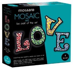 MOSAARO Sada na výrobu mozaiky - LOVE - Kreativní sady a materiály MOSAARO Sada na výrobu mozaiky - LOVE