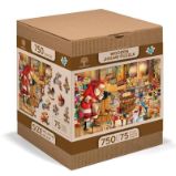 Dřevěné Puzzle Santova dílna 750 dílků