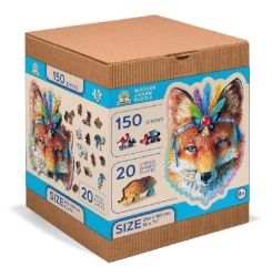 Wooden City Puzzle Mystická liška 150 dílků - Puzzle Wooden City Puzzle Mystická liška 150 dílků