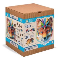 Wooden City Puzzle Mystická liška 150 dílků Wooden City Puzzle Mystická liška 150 dílků