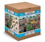 Wooden City Puzzle Pařížské náměstí 200 dílků - Dětské puzzle Wooden City Puzzle Pařížské náměstí 200 dílků