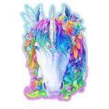 Dřevěné puzzle Stylový jednorožec 150 dílků - Puzzle Dřevěné puzzle Stylový jednorožec 150 dílků EKO