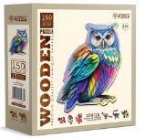 Dřevěné puzzle Moderní sova 150 dílků - Puzzle Dřevěné puzzle Moderní sova 150 dílků