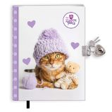 Zápisníček CUTIE se zámkem - menší A5 - Bloky A5 Zápisníček CUTIE se zámkem - menší A5