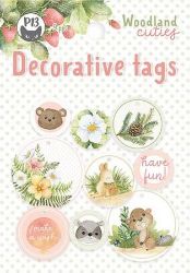 P13 visačky kulaté WOODLAND CUTIES P13 visačky kulaté WOODLAND CUTIES