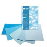 Blok s barevnými papíry A4 Deco 170 g - modré odstíny - Papíry a čtvrtky Blok s barevnými papíry A4 Deco 170 g - modré odstíny