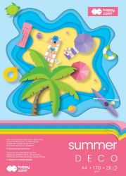 Blok DECO A4, 170g, 20L Summer