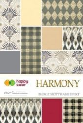 Blok s effect papíry 20 x 29 cm Harmony 170-220 g - Papíry a čtvrtky Blok s effect papíry 20 x 29 cm Harmony 170-220 g