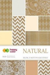 Blok s effect papíry 20 x 29 cm Natural170-220 g - Papíry a čtvrtky Blok s effect papíry 20 x 29 cm Natural170-220 g