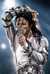 Diamantový obrázek - Michael Jackson, foto 30x40 cm