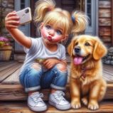 Diamantový obrázek - Selfie 30x40 cm - Kreativní sady a materiály Diamantový obrázek - Selfie 30x40 cm