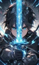 Diamantový obrázek - Kirito 30x40 cm Diamantový obrázek - Kirito 30x40 cm