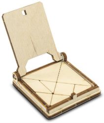 Wooden City Hlavolam 3D mini Tangram Wooden City Hlavolam 3D mini Tangram