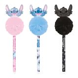 Gumovatelné pero POM - POM, Stitch Fluffy, modrá náplň, mix barev Gumovatelné pero POM - POM, Stitch Fluffy, modrá náplň, mix barev