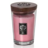 Svíčka oválná váza Vellutier, Růžová líčka, 515 g