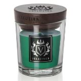 Svíčka oválná váza Vellutier, Sibiřský borovicový les, 90 g