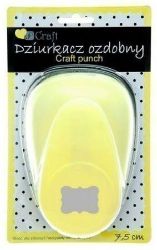 Dekorační děrovačka - cedulka 7,5 cm - Umělecké potřeby a sady Dekorační děrovačka - cedulka 7,5 cm