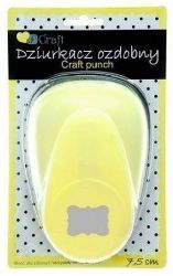 Dekorační děrovačka - cedulka 7,5 cm - Umělecké potřeby a sady Dekorační děrovačka - cedulka 7,5 cm