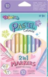 Pastel - oboustranné fixy 10 barev Pastel - oboustranné fixy 10 barev
