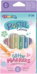 Pastel - popisovače se třpytkami 6 barev Pastel - popisovače se třpytkami 6 barev
