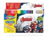 Colorino Marvel Avengers - olejové pastely 12 barev - Výtvarné potřeby Colorino Marvel Avengers - olejové pastely 12 barev
