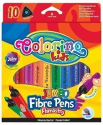 Fixy trojhranné JUMBO 10 barev Fixy trojhranné JUMBO 10 barev