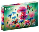 Puzzle Motýlí zahrada 1000 dílků
