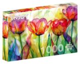 Puzzle Tulipánová zahrada 1000 dílků Puzzle Tulipánová zahrada 1000 dílků