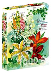 Puzzle Vintage květinový katalog 1000 dílků Puzzle Vintage květinový katalog 1000 dílků