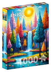 Puzzle Lesní kaskáda 1000 dílků Puzzle Lesní kaskáda 1000 dílků