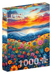 Puzzle Pole za svítání 1000 dílků
