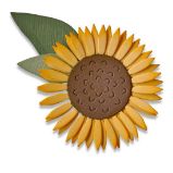 SIZZIX Thinlits vyřezávací kovové šablony - slunečnice 4 ks SIZZIX Thinlits vyřezávací kovové šablony - slunečnice 4 ks