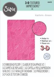 SIZZIX Embosovací kapsa A6 - 3D srdíčka - Kreativní sady a materiály SIZZIX Embosovací kapsa A6 - 3D srdíčka
