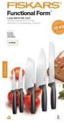 Startovací sada 5 nožů Fiskars Functional Form - Dárky Startovací sada 5 nožů Fiskars Functional Form