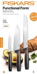 Startovací sada 3 nožů Fiskars Functional Form Startovací sada 3 nožů Fiskars Functional Form