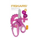 Fiskars Dětské nůžky se třpytkami - růžové 13 cm Fiskars Dětské nůžky se třpytkami - růžové 13 cm