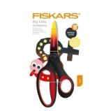 Fiskars Velké dětské nůžky 15 cm, červeno černá - Nůžky Fiskars Velké dětské nůžky 15 cm, červeno černá