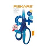 Fiskars Velké dětské nůžky 15 cm pro leváky, světle a tmavě modrá Fiskars Velké dětské nůžky 15 cm pro leváky, světle a tmavě modrá