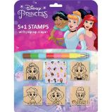Disney Princezny - Razítka 5+1 s voskovkou Disney Princezny - Razítka 5+1 s voskovkou