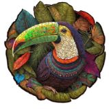 Dřevěné puzzle - Tukan 200 dílků Dřevěné puzzle - Tukan 200 dílků