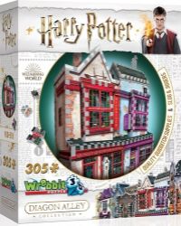 Puzzle 3D Harry Potter: Prvotřídní potřeby pro famfrpál a Slug & Jiggers Apothecary 305 dí Puzzle 3D Harry Potter: Prvotřídní potřeby pro famfrpál a Slug & Jiggers Apothecary 305 dí