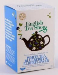 English Tea Shop Čaj bílý Bezový květ a borůvky, 20 sáčků English Tea Shop Čaj bílý Bezový květ a borůvky, 20 sáčků