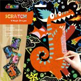 Avenir Škrabací obrázky - Draci - Kreativní sady a materiály Avenir Škrabací obrázky - Draci