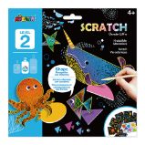 Avenir Škrabací obrázky Level/Oceán - Kreativní sady a materiály Škrabací obrázky Level Dinosauři