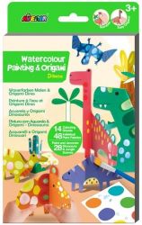 Vybarvi si origami - dinosauři - Papírnictví Vybarvi si origami Dinosauři