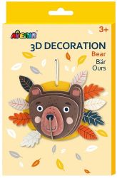 Avenir 3D dekorace na zeď - Medvěd - Home deco 3D dekorace na zeď Medvěd