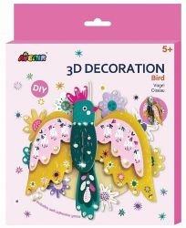 3D dekorace velká Pták - Home deco 3D dekorace velká Pták