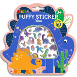 Puffy samolepky - Dinosauři - Samolepky se zvířátky Puffy samolepky Dinosauři