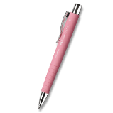 Kuličkové pero Faber-Castell Poly Ball Silver, XB - sv. růžová Kuličkové pero Faber-Castell Poly Ball Silver, XB - sv. růžová